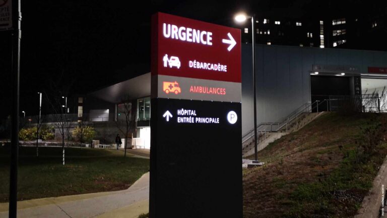 Foto tomada el 17 de noviembe afuera de clínica de Maissonneuve.