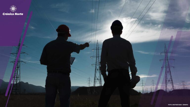 workers at electricity station
