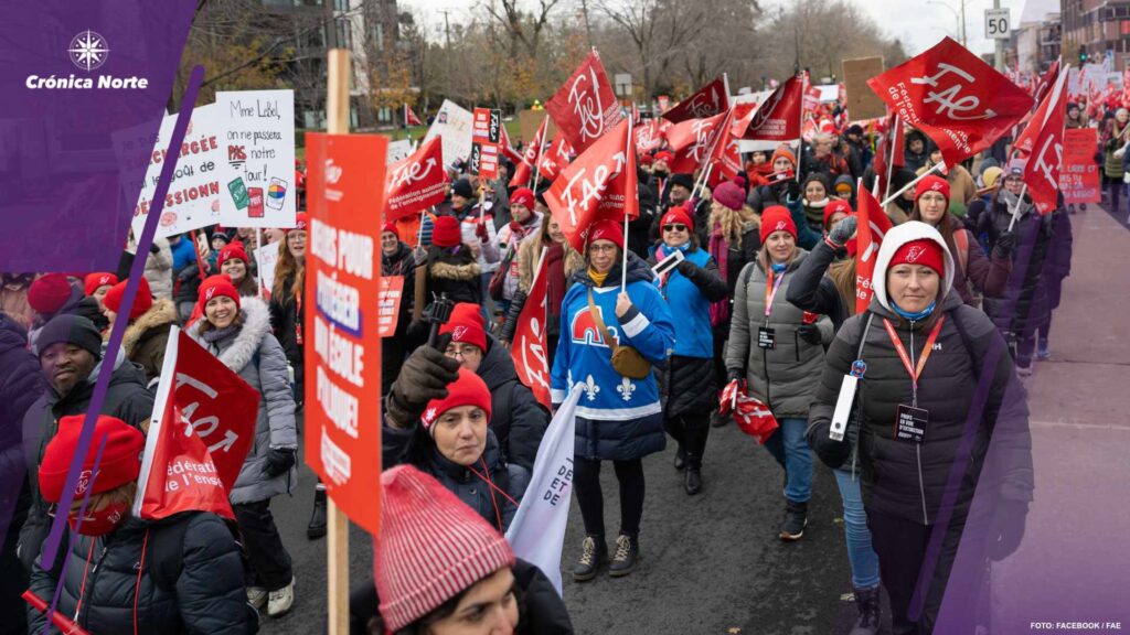 Foto huelgas Quebec