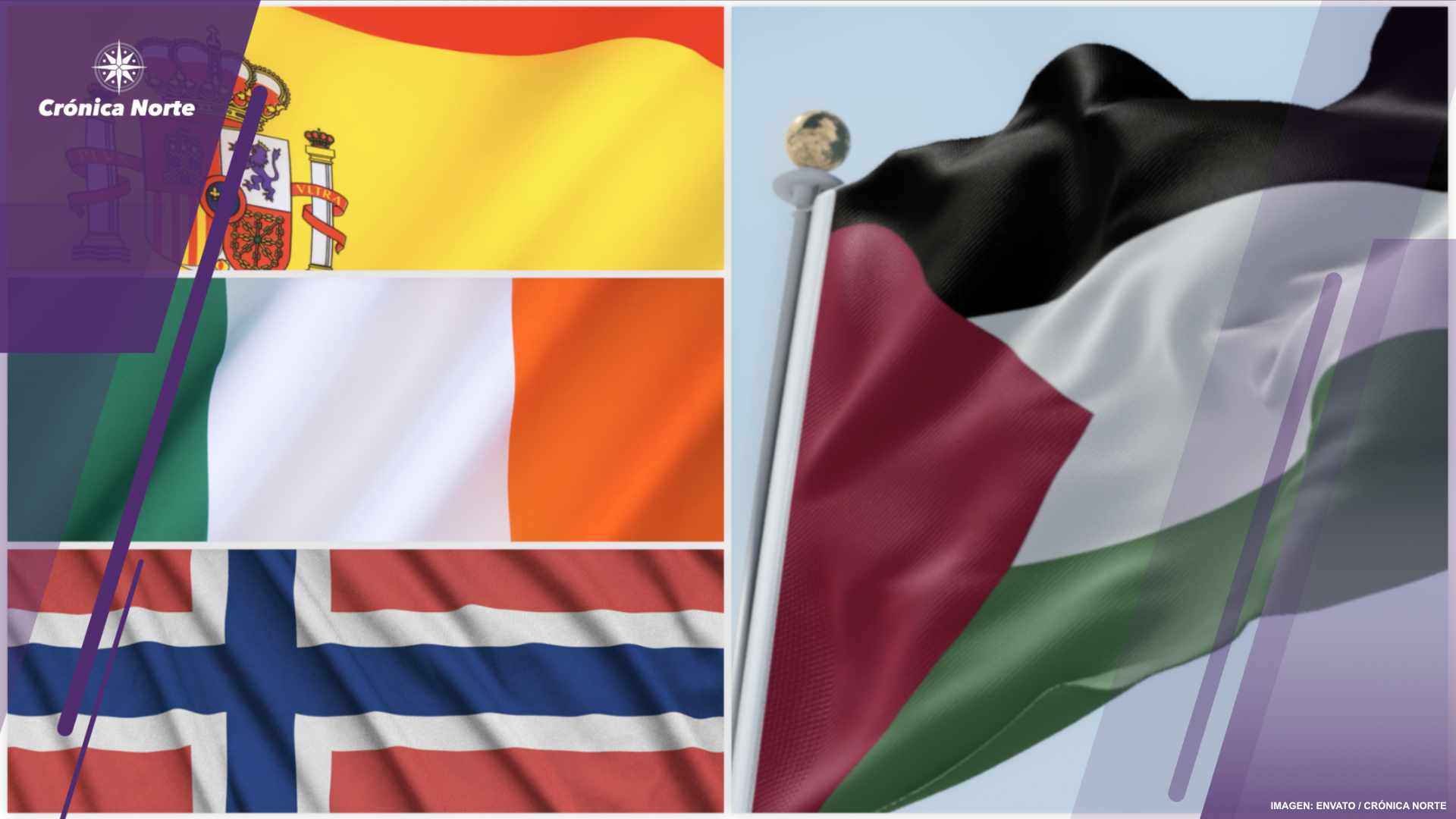 España, Irlanda y Noruega reconocerán un Estado palestino