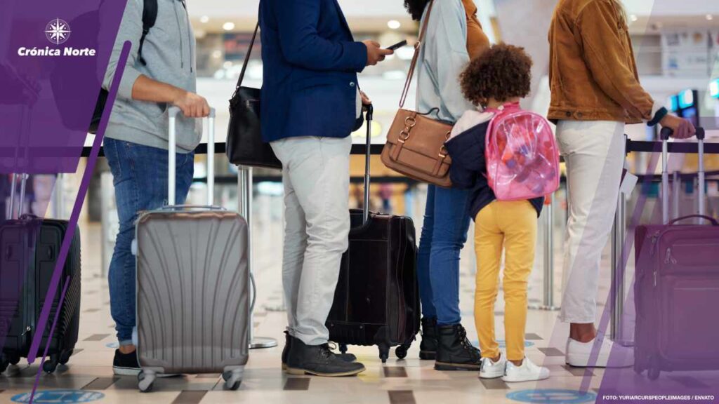 Airport queue, travel and people legs for international vacation