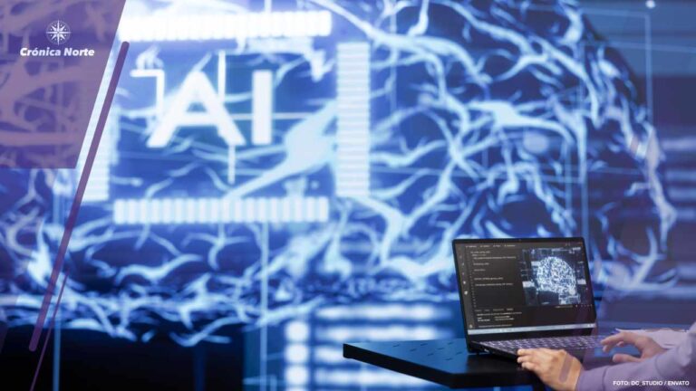 Engineer developing innovative artificial intelligence solutions