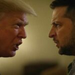 Foto Trump vs Zelensky