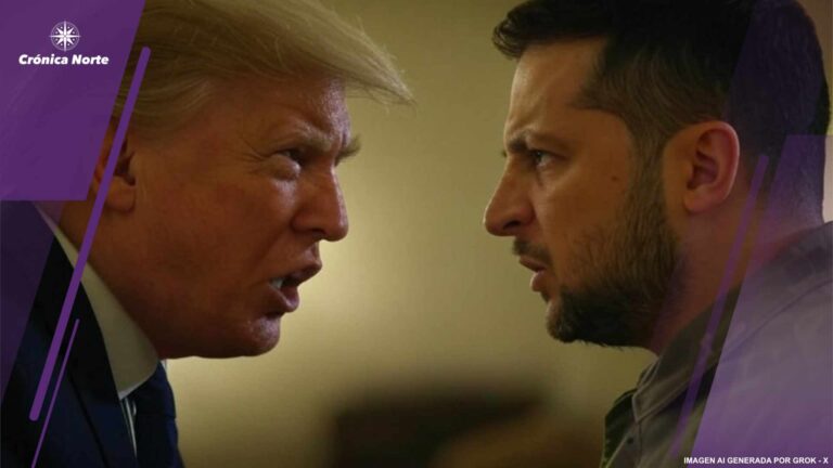 Foto Trump vs Zelensky