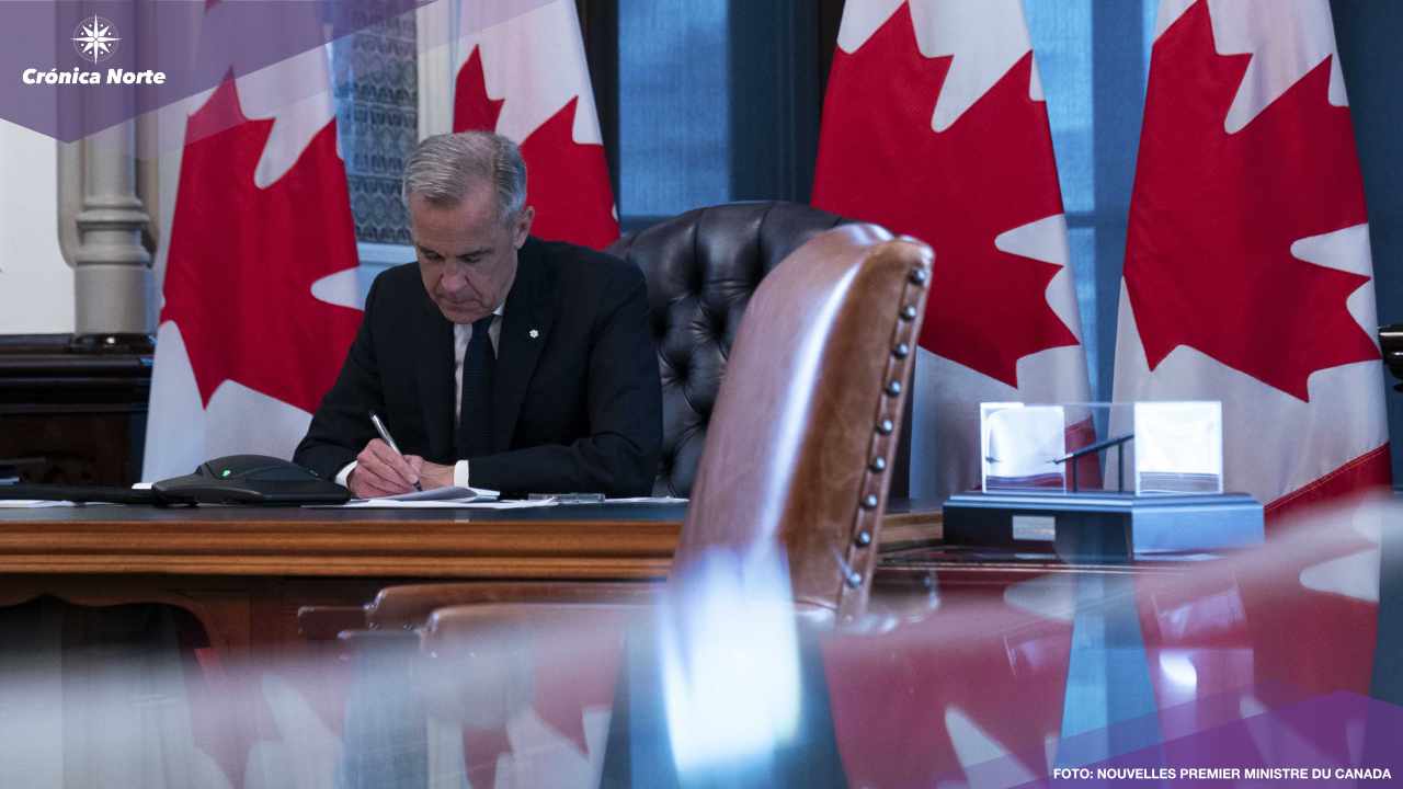 Mark Carney, primer ministro de Canadá, firma acuerdos en el marco de la Asamblea General de la ONU, donde anunció el reconocimiento de Palestina.