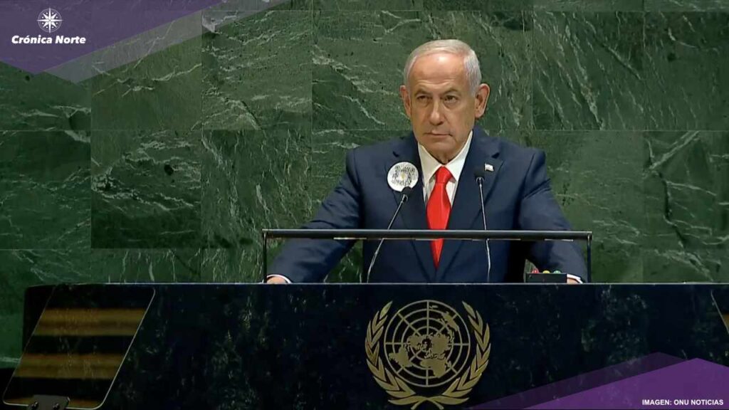 El primer ministro israelí, Benjamín Netanyahu, fue recibido este viernes 26 de septiembre en la Asamblea General de la Organización de Naciones Unidas con abucheos.