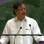 El presidente de Colombia, Gustavo Petro, protagonizó uno de los discursos más polémicos de la 80ª Asamblea General de la Organización de Naciones Unidas, el 24 de septiembre de 2025.