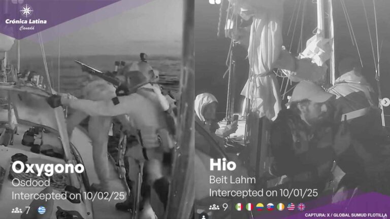 Militares hebreos asaltan y capturan 19 embarcaciones y a sus tripulantes en aguas internacionales.