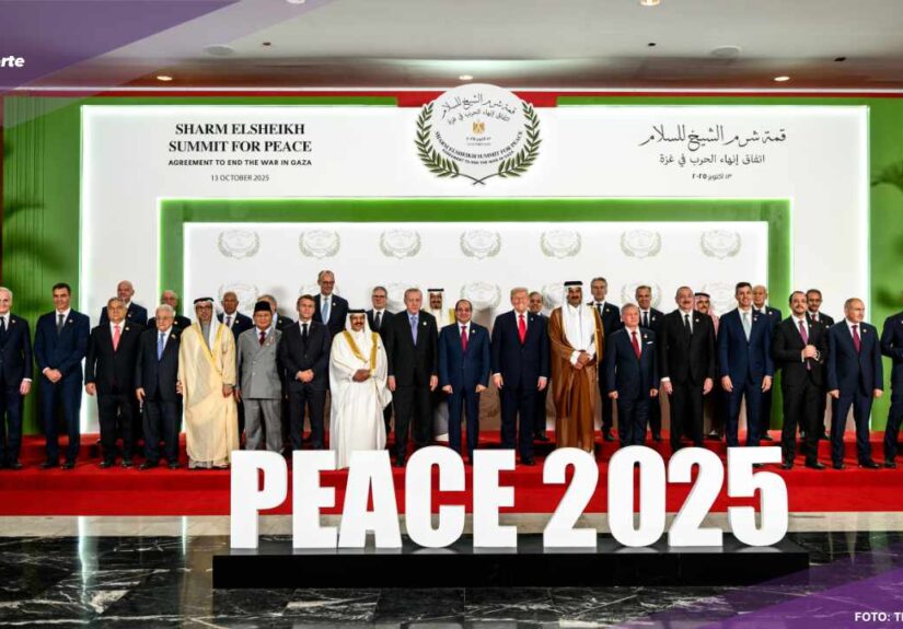 El acuerdo de paz para Gaza fue suscrito en la ciudad egipcia de Sharm el Sheij durante una cumbre copresidida por Trump y el presidente egipcio Abdelfatah al Sisi.